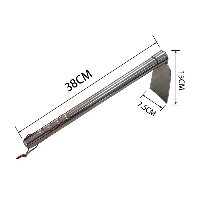 厂家直销不锈钢花园锄园林花园翻土工具家用小锄头