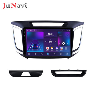 Cross-Border Suitable for Modern Ix25 Car Central Control Gps Navigation 15-19 Large Screen Bluetooth Wireless Carplay
