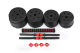 Removable coated dumbbell men's foot weight dumbbell sports equipment barbell dumbbell