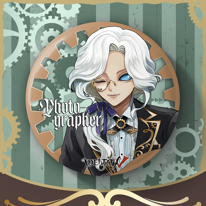 第五人格游戏完美杀青系列摄影师红夫人小说家画家75mm大徽章吧唧|undefined