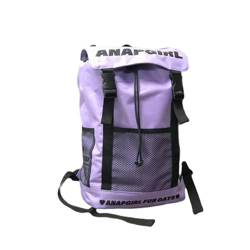 广东手袋厂制作双肩背包 休闲帆布双肩背包 洗水帆布书包印刷