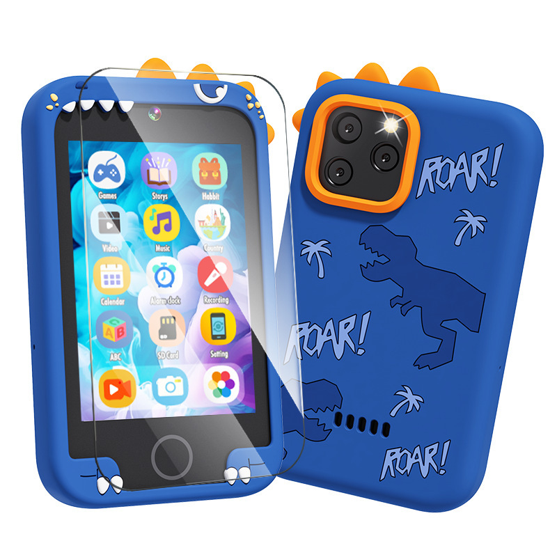 Cross-Mirror New Product Cartoon Digital Toy Mobile Phone Camera Children's Smart Touch Mobile Phone Unicorn Children's Toy