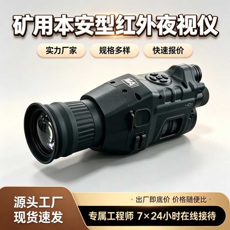 Infrared Night Vision Device for Coal Mines, Underground Dark Area Detection and Rescue Equipment, Intrinsically Safe Handheld Night Vision Telescope