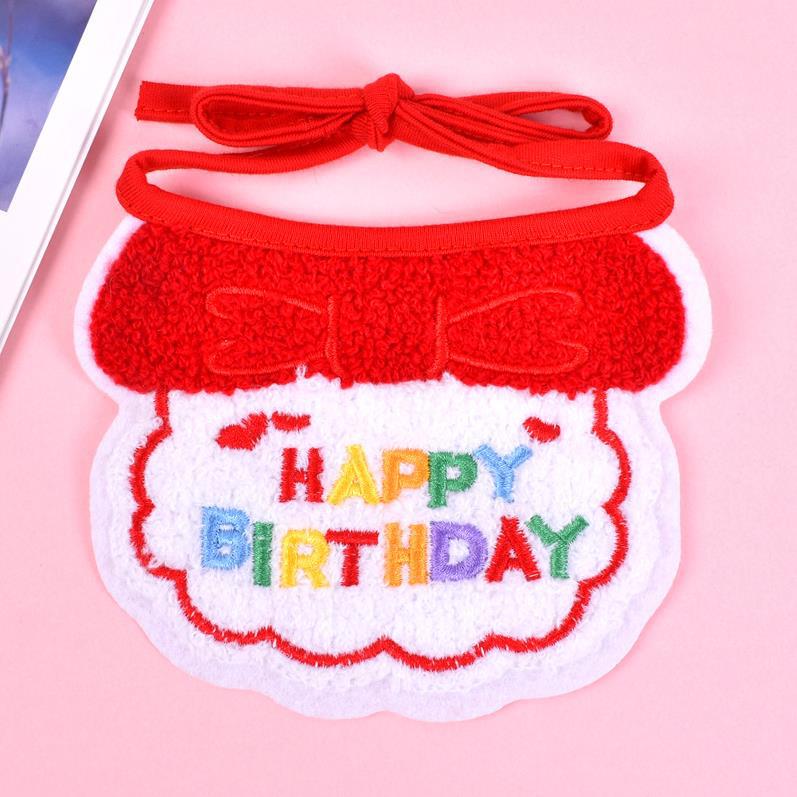 宠物狗狗猫咪生日派对装饰装扮围脖拍照道具围巾帽子围兜蛋糕蜡烛|undefined