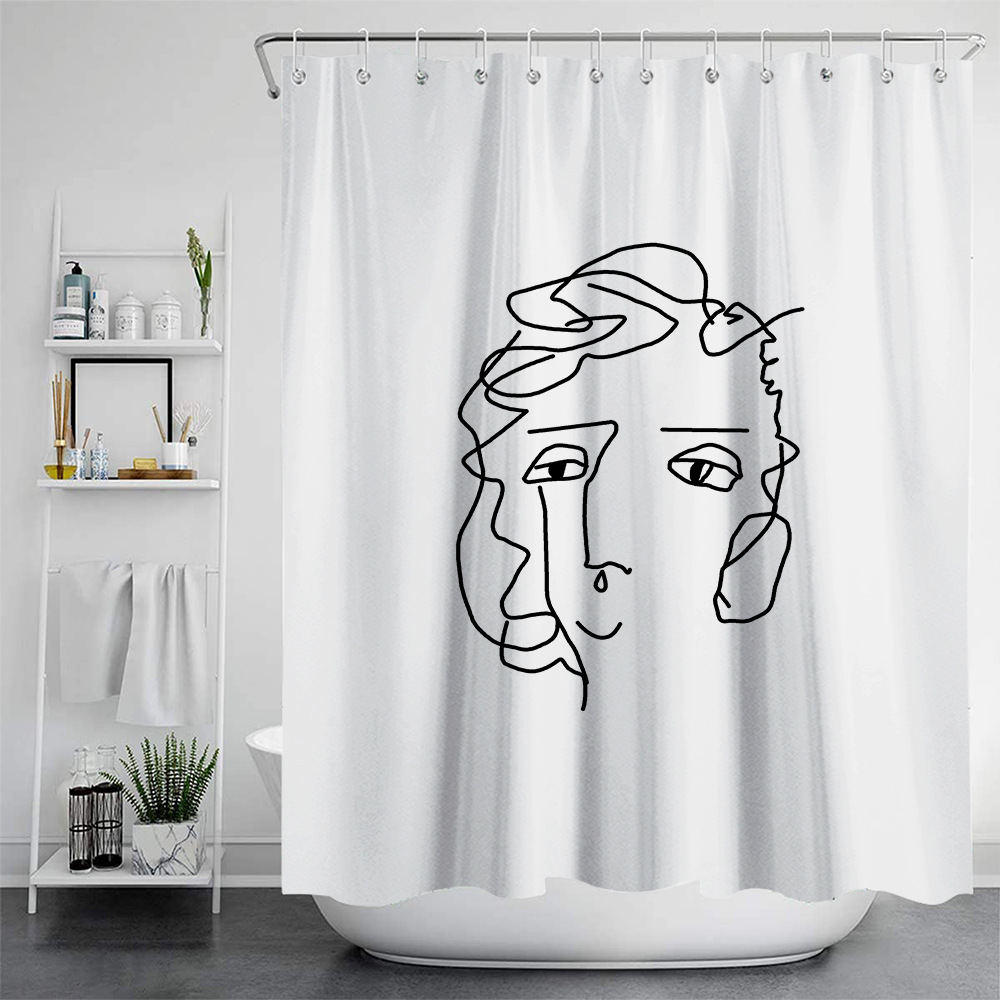 Title 4, Simple Line Waterproof And Mold Proof Shower Cu...