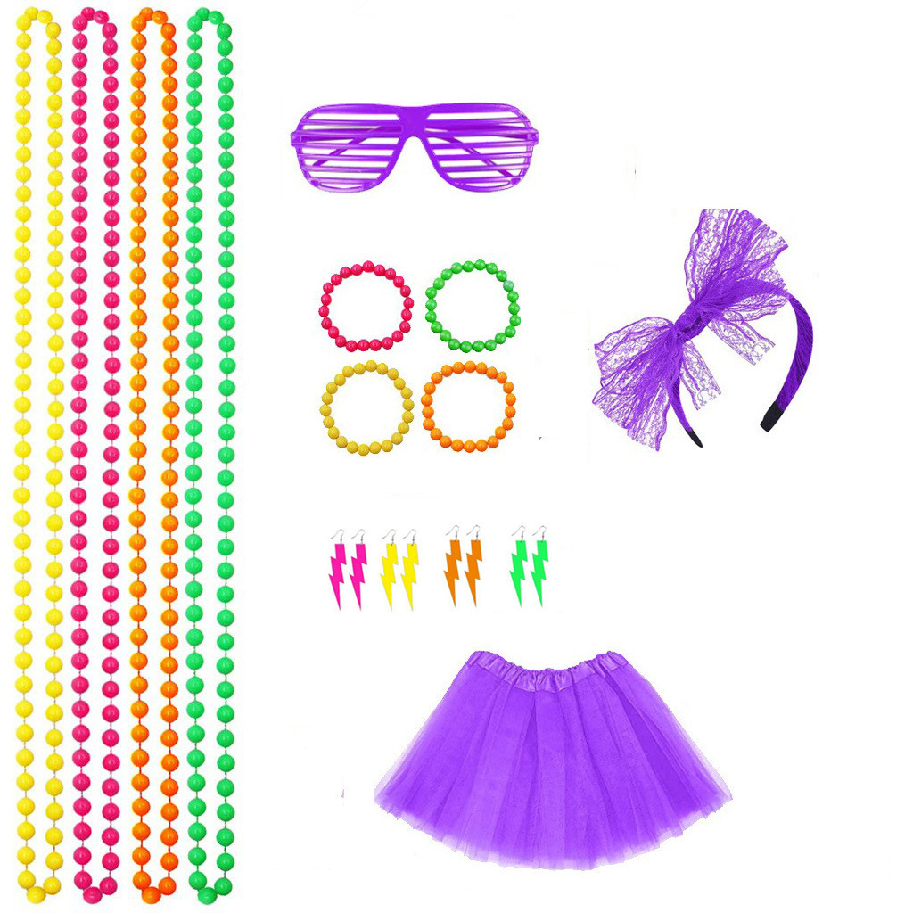 Dopamina accesorios de ropa de encaje Fairy Set brazalete collar aretes relámpago piernas calcetines guantes ropa