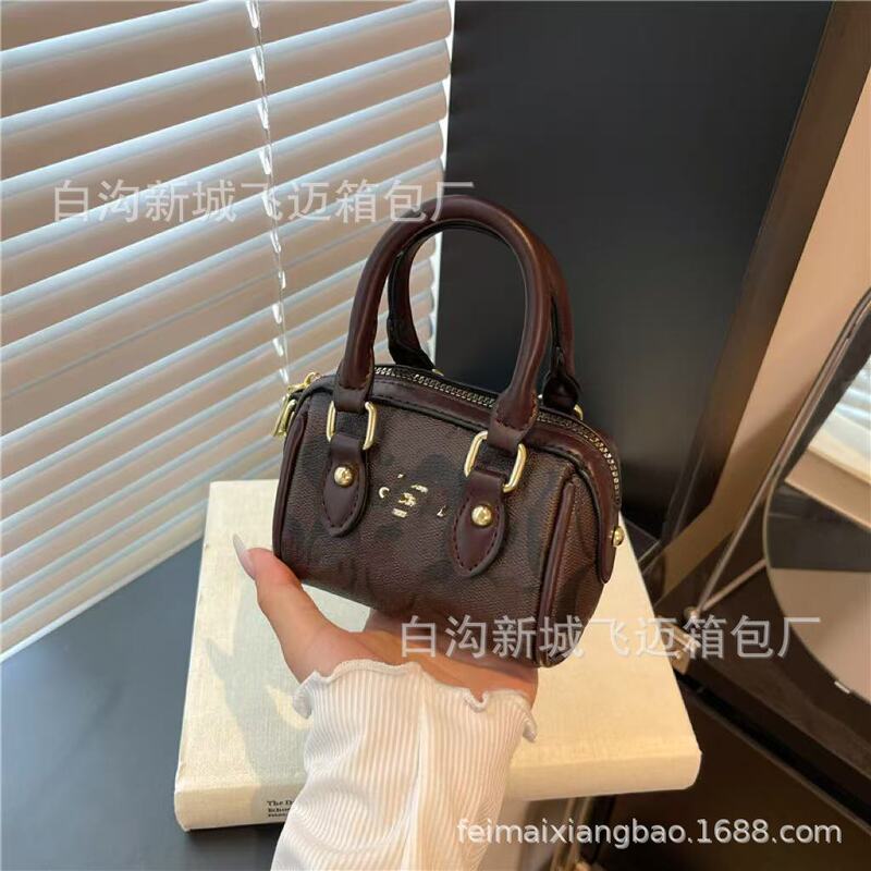 跨境经典印花bags欧美洋气小方包2025新款C家通勤个性时尚手提包|undefined