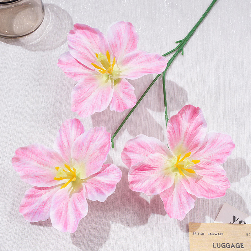 튤립 3개 - 핑크색