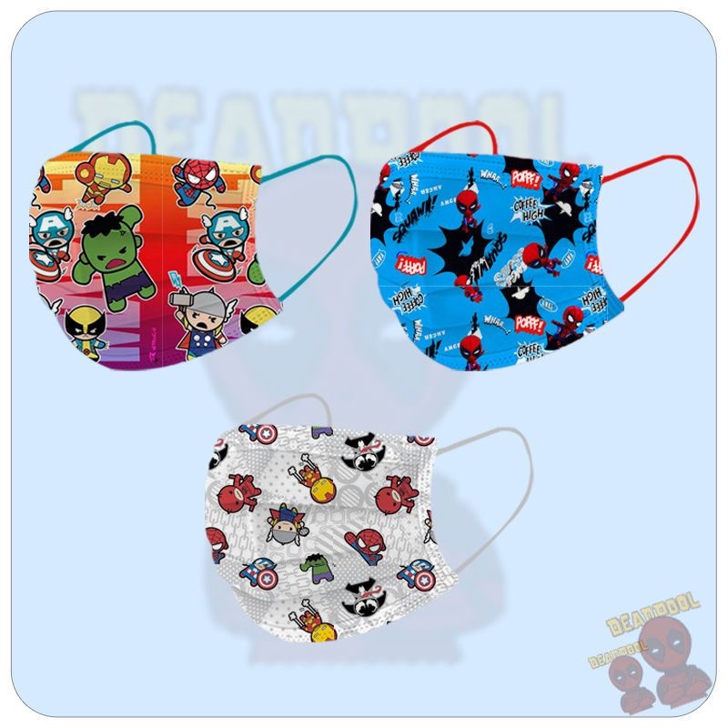 Spider-Man Children and Adults New Marvel Iron Man Pattern Sunscreen Super Thin Breathable