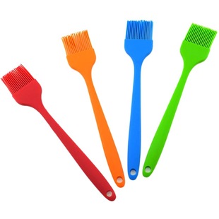 Silicone All-in-One Oil Brush 21cm All-in-One Small Silicone Brush Barbecue Brush Silicone DIY Baking Tools