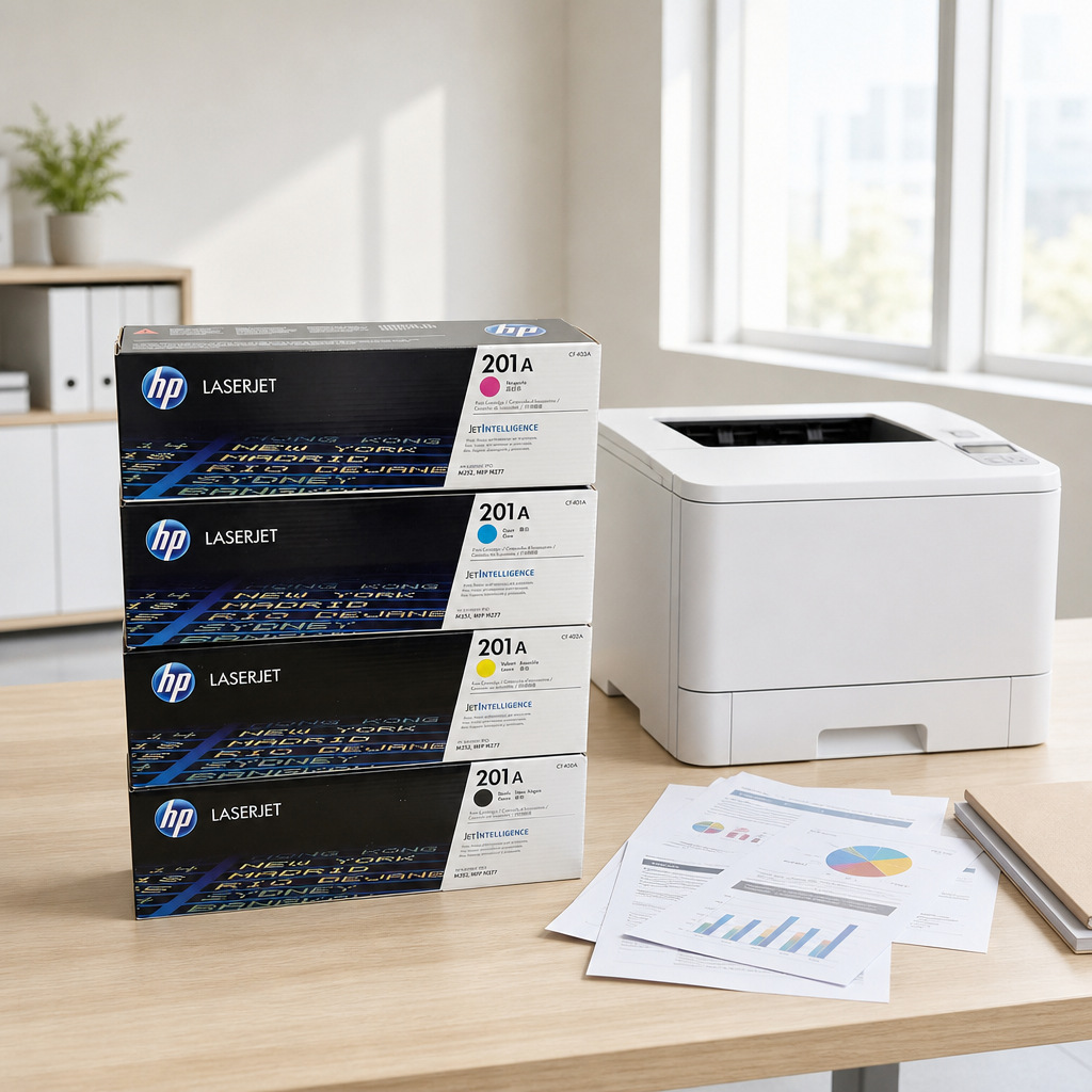 Cartucho de tóner HP 201A para impresoras láser M252n M252dw M277n M277dw