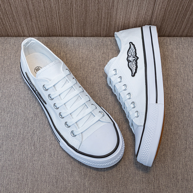 Scarpe di tela di nuovo stile da uomo S basse alla moda coreane con fondo morbido amanti singoli casual tutte le partite alla moda_voghion.com