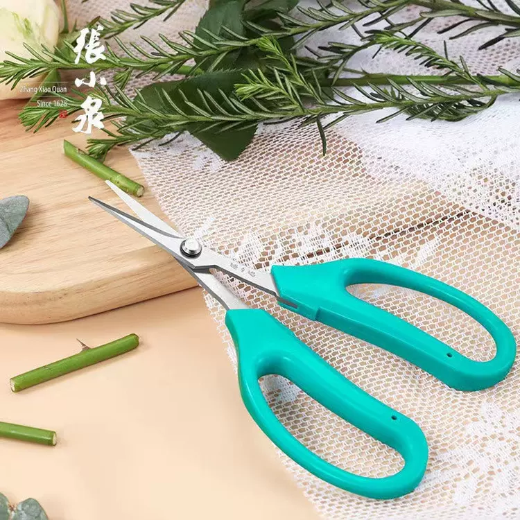 张小泉葡萄剪园艺翘头剪刀家用修枝叶剪子花艺剪果枝剪官方旗舰店