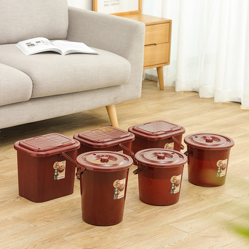 茶バケツ、廃水バケツ、茶かすバケツ、カンフー茶セットアクセサリー、茶卓分離フィルター、茶漏れ、茶道丸型ゴミ箱|undefined