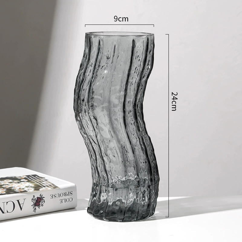 Творческие объятия Vase Hasels дом большая садовая стеклянная ваза для цветов бутылка цветов роза лилия сумка бутылки декор