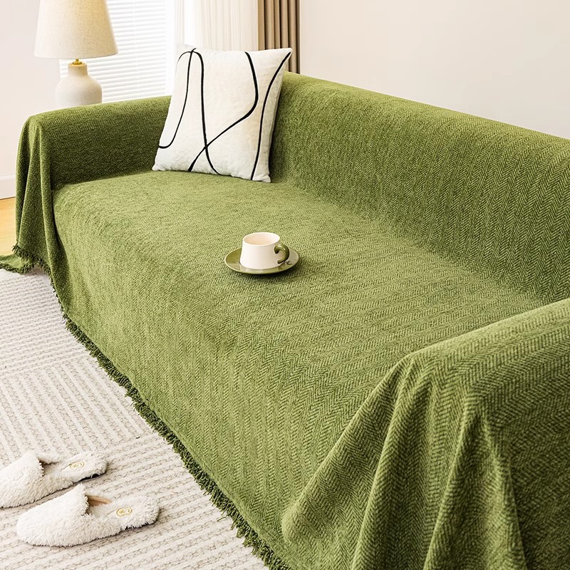 Modern Simple Sofa Towel Cover Cloth High-end Autumn and Winter Sofa Cover Four Seasons Universal Non-slip Cat Scratch Cover Blanket Sofa Cushion
