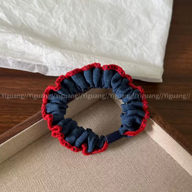 韩版点点花边新款耐用小肠高端发圈橡皮筋高弹力发绳头绳头发发饰|undefined
