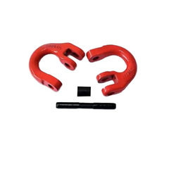 廠家直銷雙環扣起重鏈條蝴蝶扣1.2T-45.3T合金鋼吊裝雙環扣安全扣