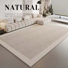 地毯客厅现代简约北欧ins风灰色高级轻奢沙发茶几毯无毛卧室地垫