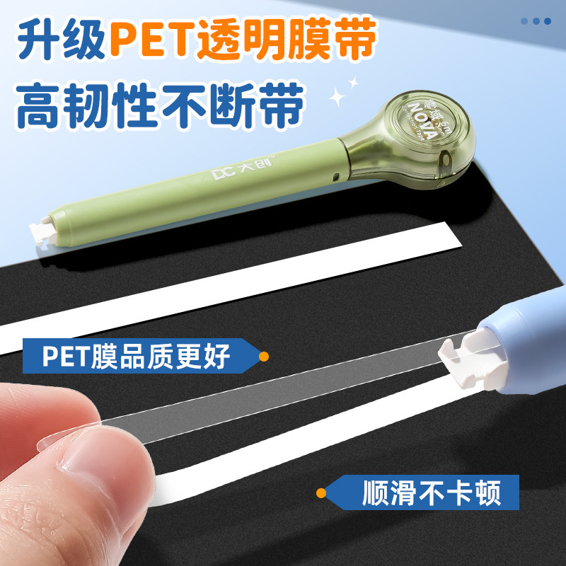 Fabricante venta directa correa de corrección de bolígrafo portátil núcleo reemplazable especial para estudiantes de primaria correa de corrección de forma de bolígrafo