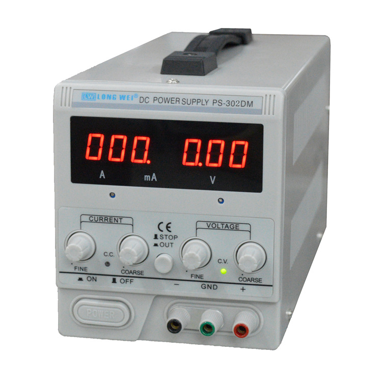 LW龙威PS-302DM数显可调直流稳压电源30V2A线性可编程线性电源