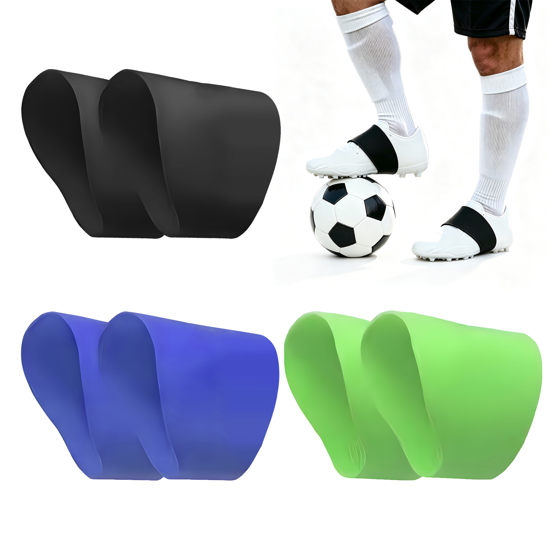 Funda de Silicona para Calzado Deportivo Antideslizante con Presión Elástica para Fútbol image 1