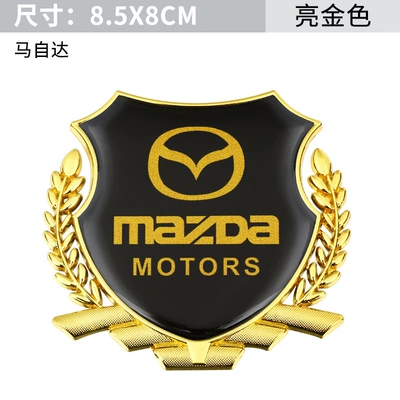 Other Automotive Exterior Supplies metal car stickers side label - mazda-large-side-label-golden-one-pack
