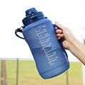 2.0L大容量水杯健身便携卷卷杯食品级硅胶大肚杯折叠户外运动水壶