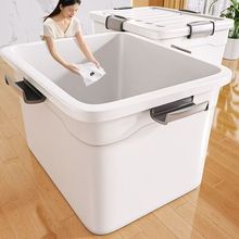 塑料收纳箱大容量家用衣服玩具杂物储物箱露营车载后备箱整理箱子