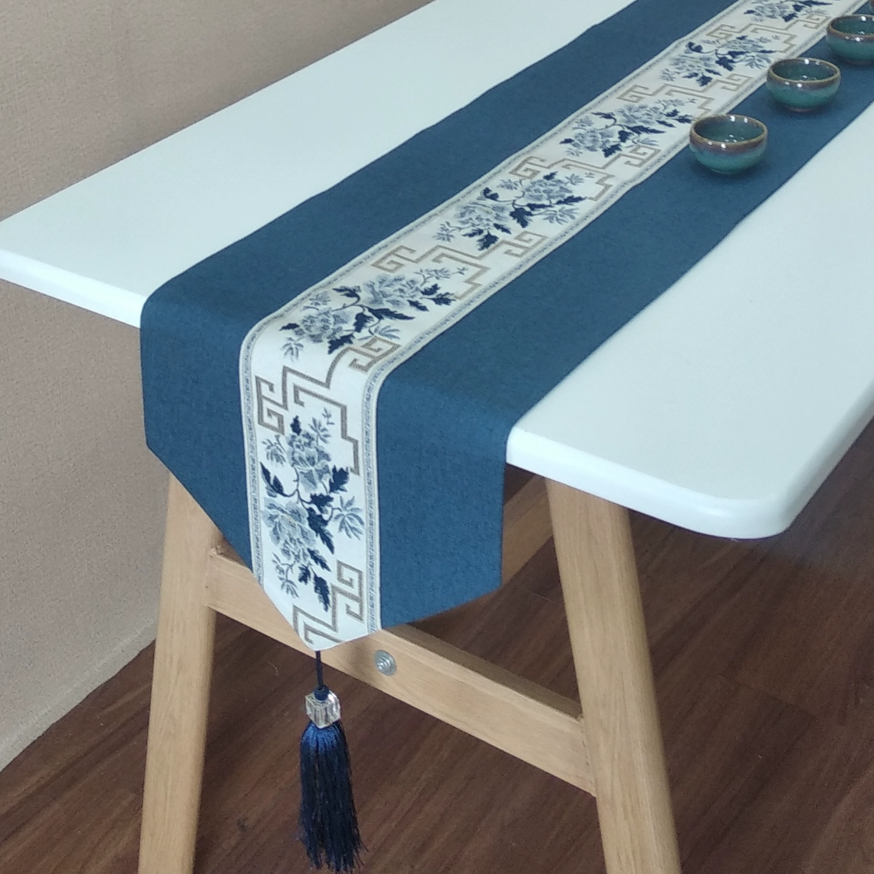 S228 Китайский поднос для чая Дзен настольный флаг новый китайский коврик для чая чайная художественная скатерть чайный столик журнальный столик ТВ шкаф длинный хлопок и лен