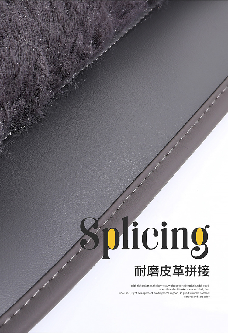 Cross-Border Amazon Car Heated Seat Cushion Office Computer USB Plush Heated Seat Cushion Quick Heating Factory Direct Sale