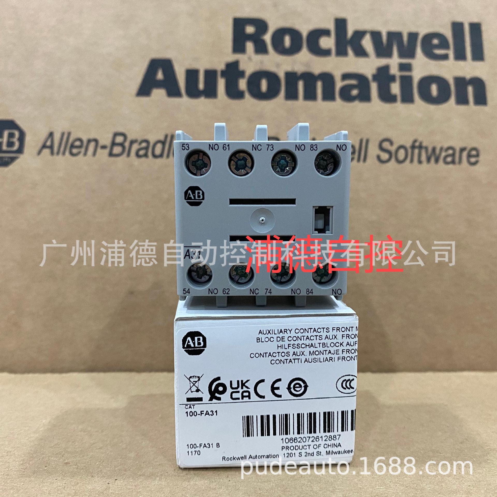 AB接触器辅助触点100-FA31原装正品现货美国进口100-FX31