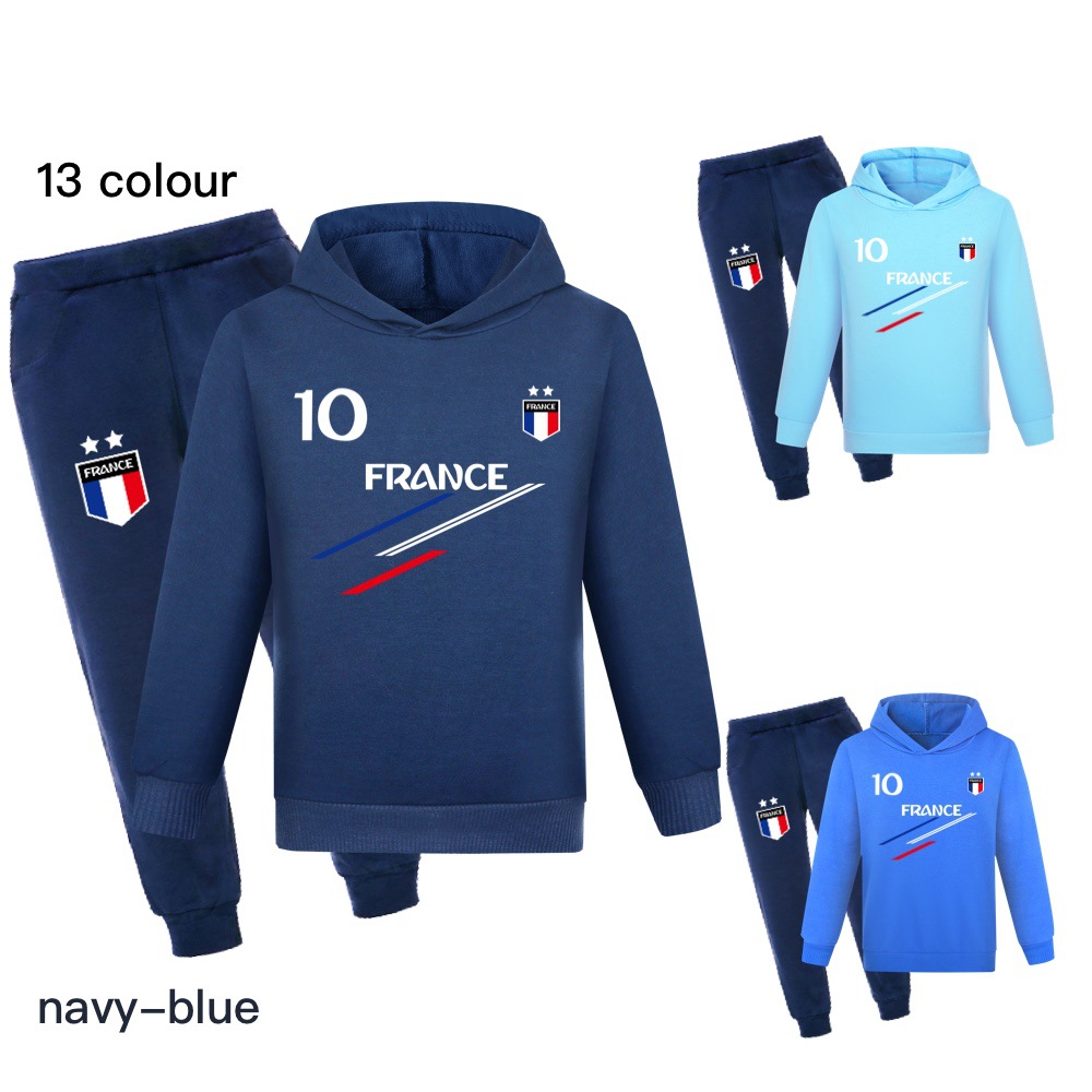 Boys' and girls' spring and autumn sweatshirt and trousers set 619