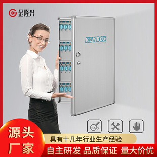 Jinlongxing key box aluminum alloy with lock wall-mounted property dormitory car key management cabinet box spot wholesale