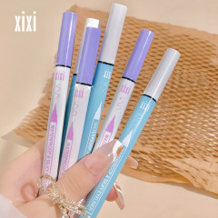 彩妝XIXI防水防汗彩色眼線筆 小紅書熱推酷黑不暈染眼線液筆