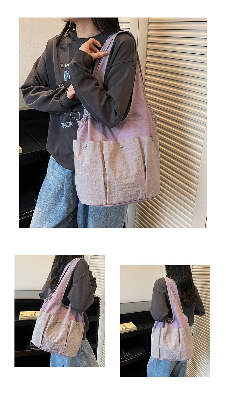 Sac à main bandoulière femme multi-poches décontracté léger_voghion.com