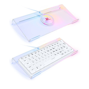 Cross-border colorful acrylic keyboard rack factory direct electronic products display rack curved acrylic keyboard Holder