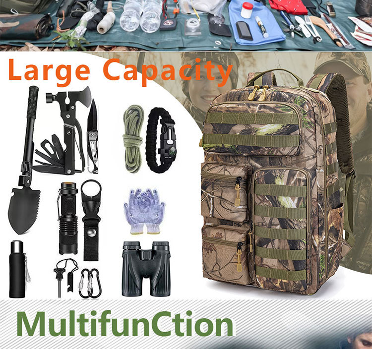 ActiveGo Outdoor Camouflage Dead Leaf Tactical Mountaineering Bag Heren Jacht Wandelen Grote Capaciteit Rugzak_voghion.com