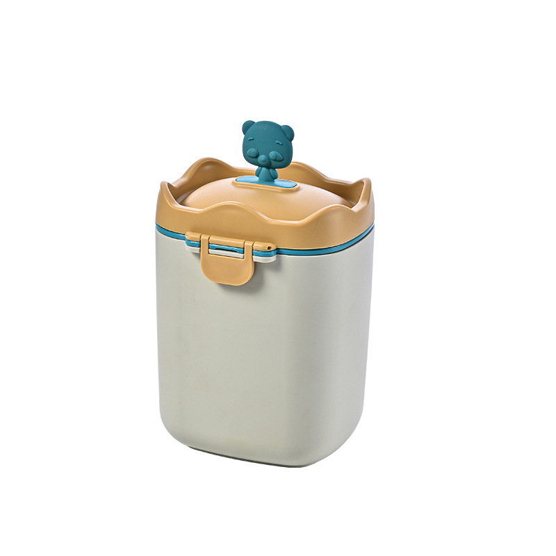 Caja de leche en polvo para bebés suplementarios portátiles contenedores de almacenamiento de leche en polvo sellado barril a prueba de humedad almacenamiento multifuncional fresco image 6