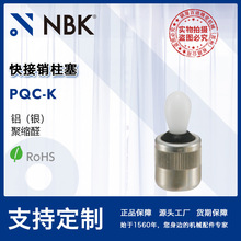 NBK PQC-K  定位固定铝合金快接销柱塞 SUM22L 机械厂家直供