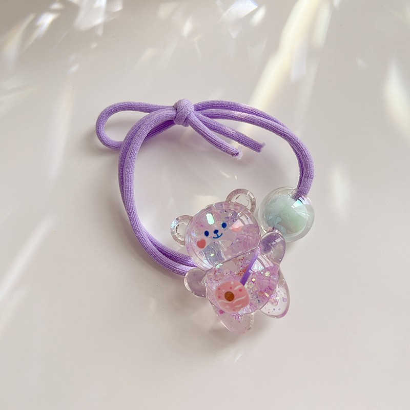 Banda de pelo para niños Celebridad de Internet 2022 Japonés y coreano nuevos niños de dibujos animados lindo banda de goma banda de pelo cuerda de pelo de cola de caballo de niña