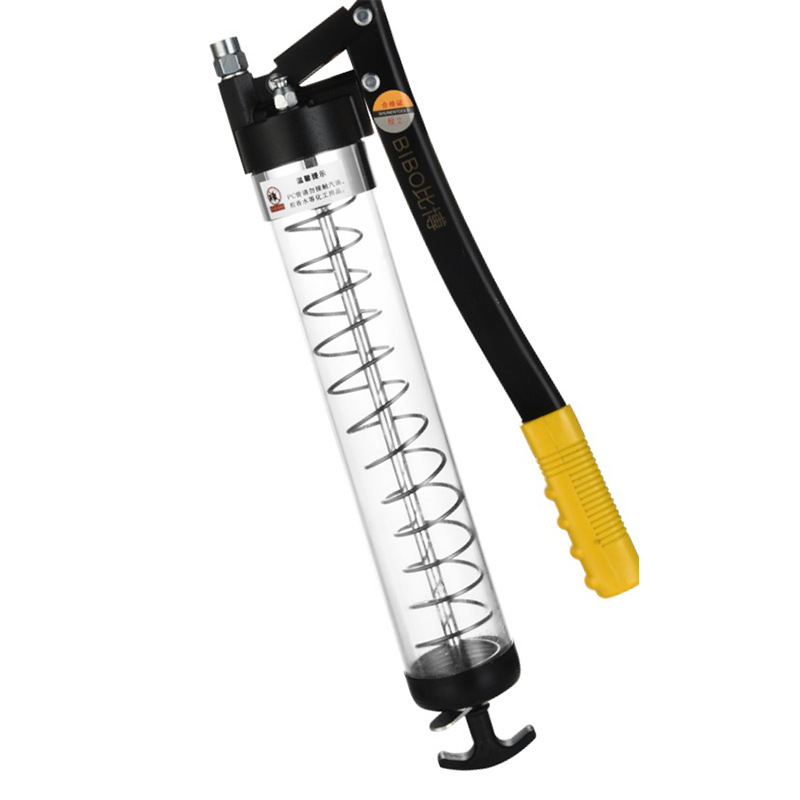 透明黄油枪单压注油器挖掘机汽车重型牛油枪高压自吸黄油机抢