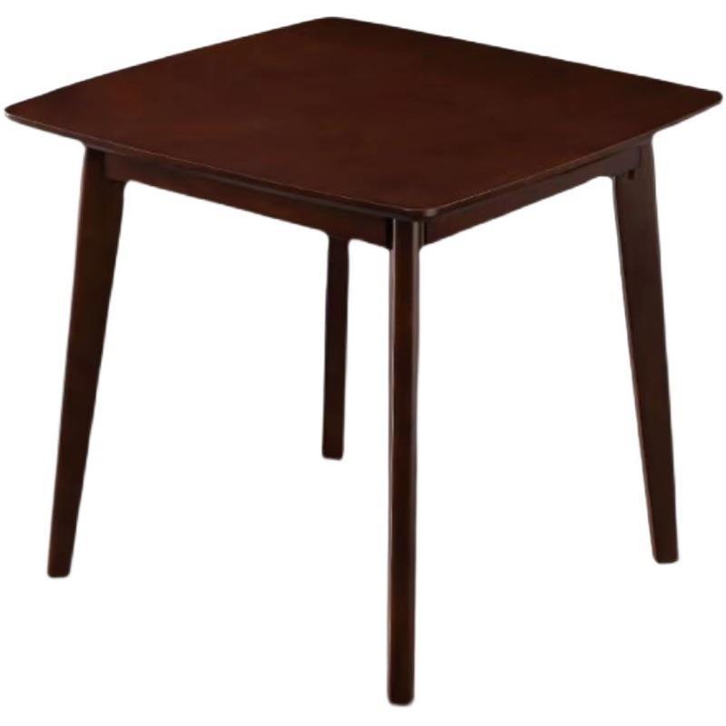 Madera maciza pequeña mesa redonda mesa cuadrada pequeño apartamento simple mesa de comedor moderna y silla mesa de café en casa balcón recepción negociación mesa pequeña