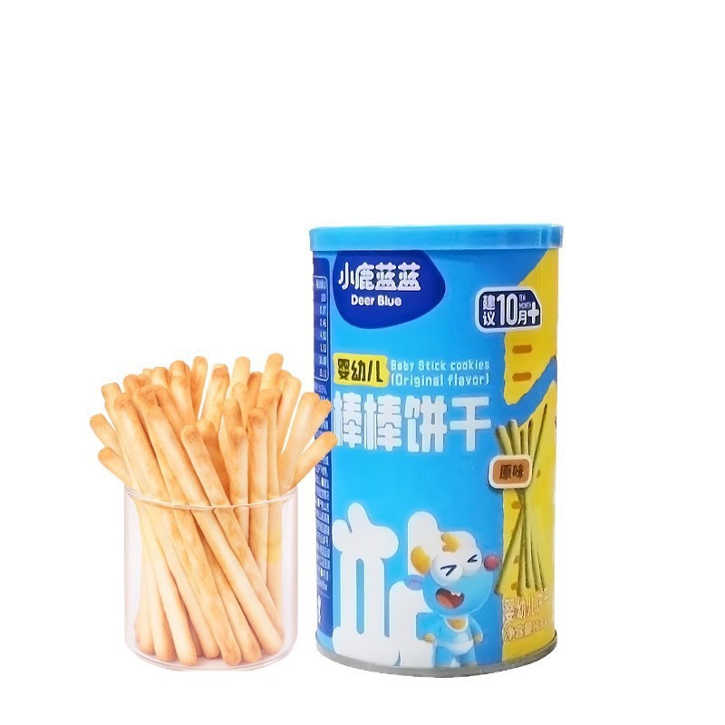 Little Deer Infant Biscuits Multi-Flavor Baby Snacks Finger Biscuits Charcoal Roasted Sticks