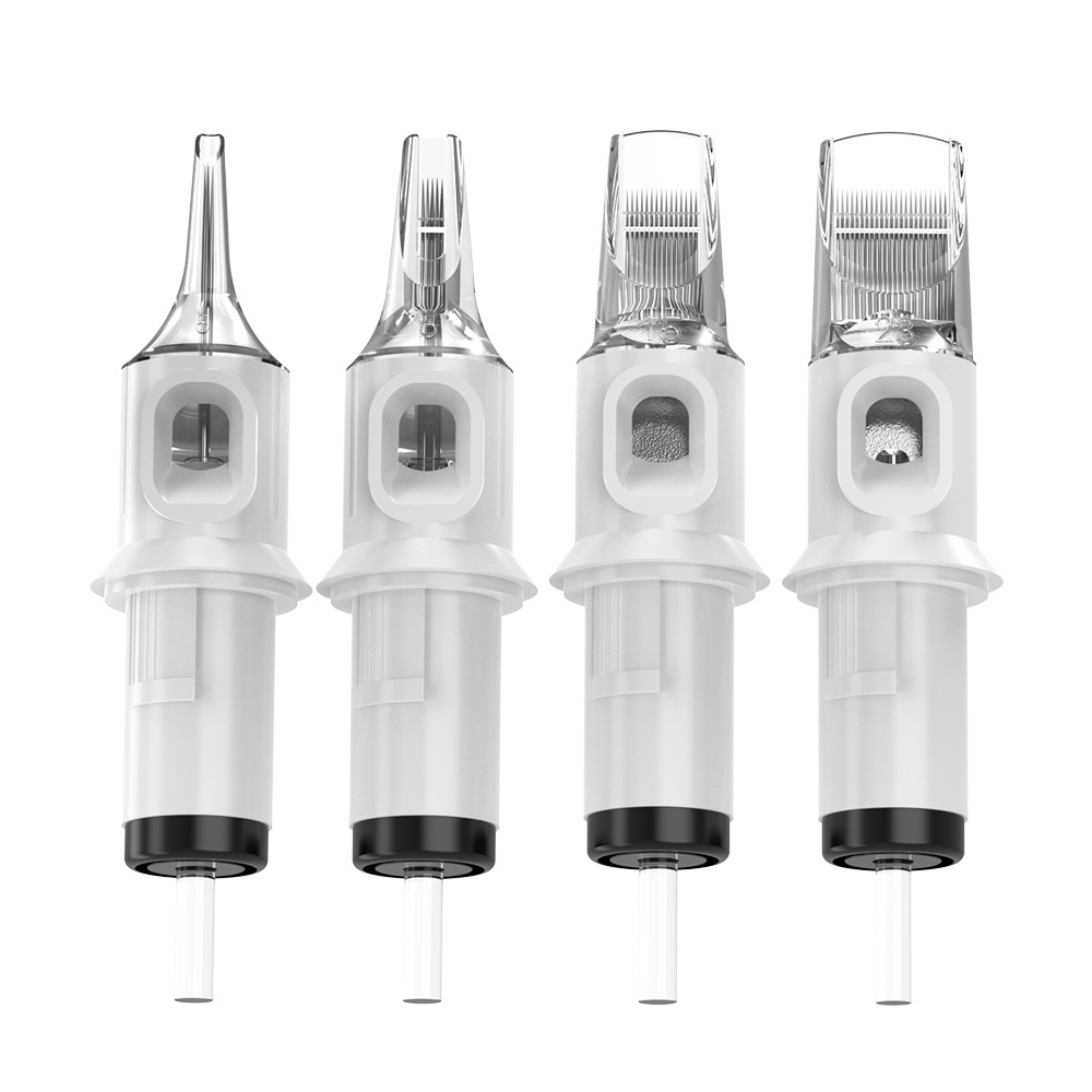 Agujas de Tatuaje Desechables con Diseño de Dragón Bordado, Agujas Integradas RL RM para Sombreado y Contorno, Compatibles con OEM, en Stock, Entrega Rápida
