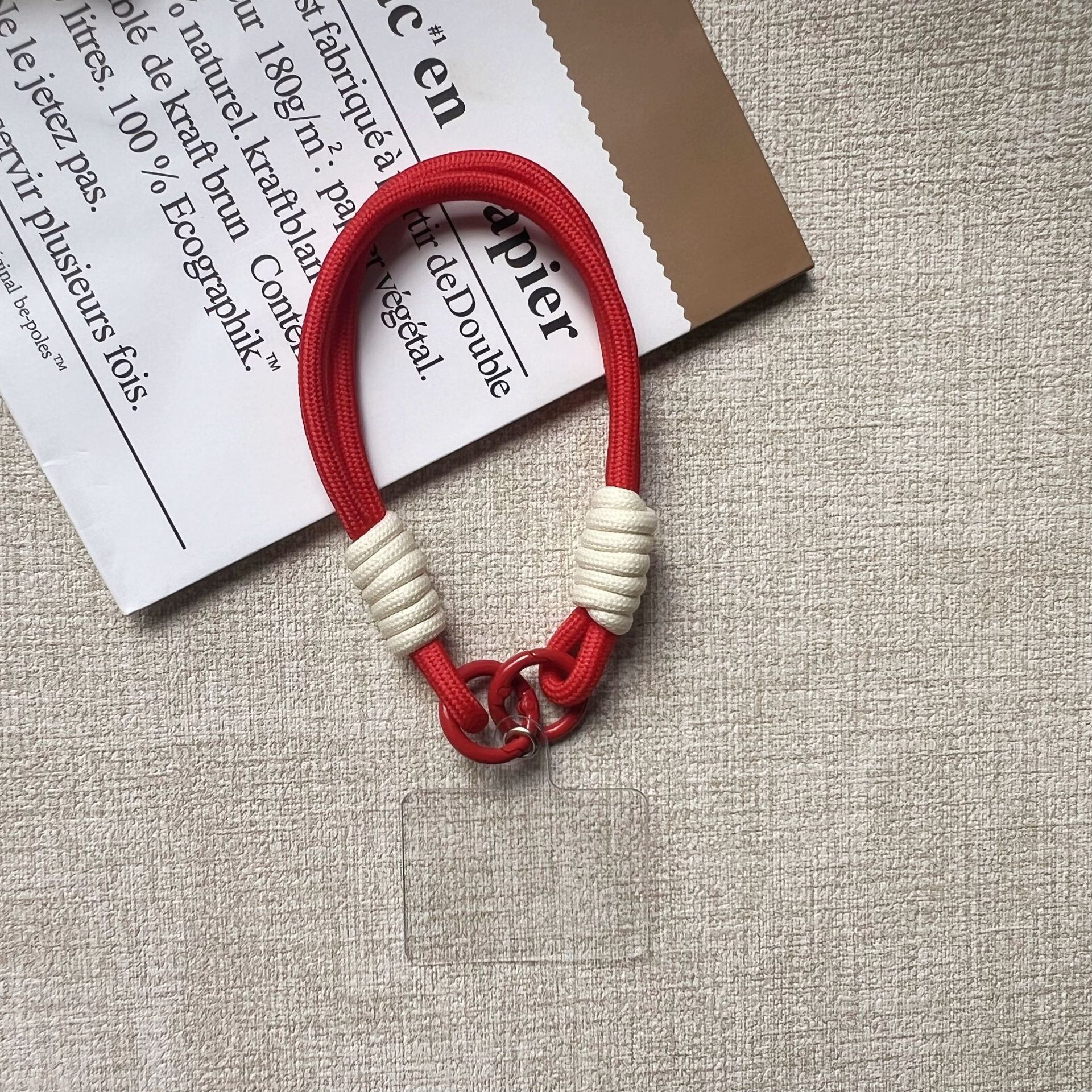 더블링 [팔찌-빅레드-레드원] + 투명사각개스킷