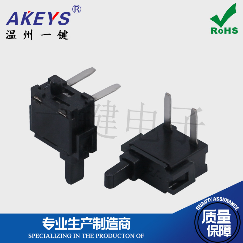 KFC-W3-05D 限位开关HD-01两脚侧插 闪门配件微动 连接器按键