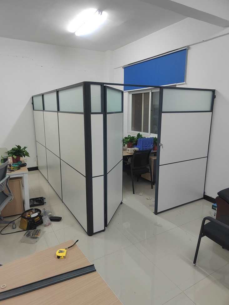 办公室隔断墙移动屏风带门推拉折叠车间隔墙诊所牙科屏风尺寸