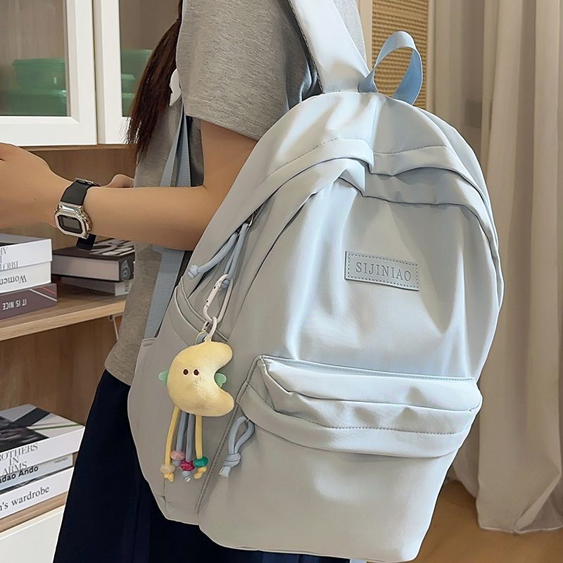 Women's backpack 2026 new style, large capacity, suitable for college students, simple and versatile, also great for high school students, travel, and outdoor activities