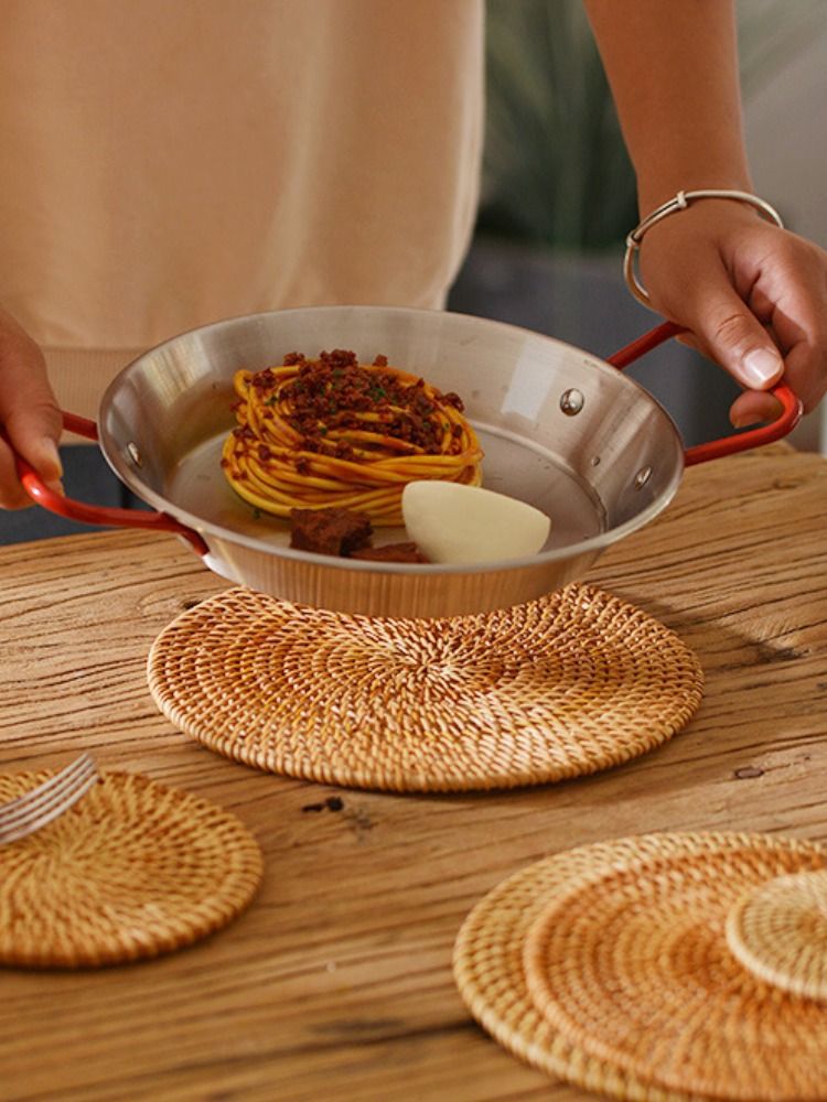 Cojín de aislamiento térmico, cojín de taza, cojín de caña, cojín de cuenco anti-corrosión, cojín de mesa resistente a altas temperaturas, cojín de platos resistente al calor, cojín de tetera